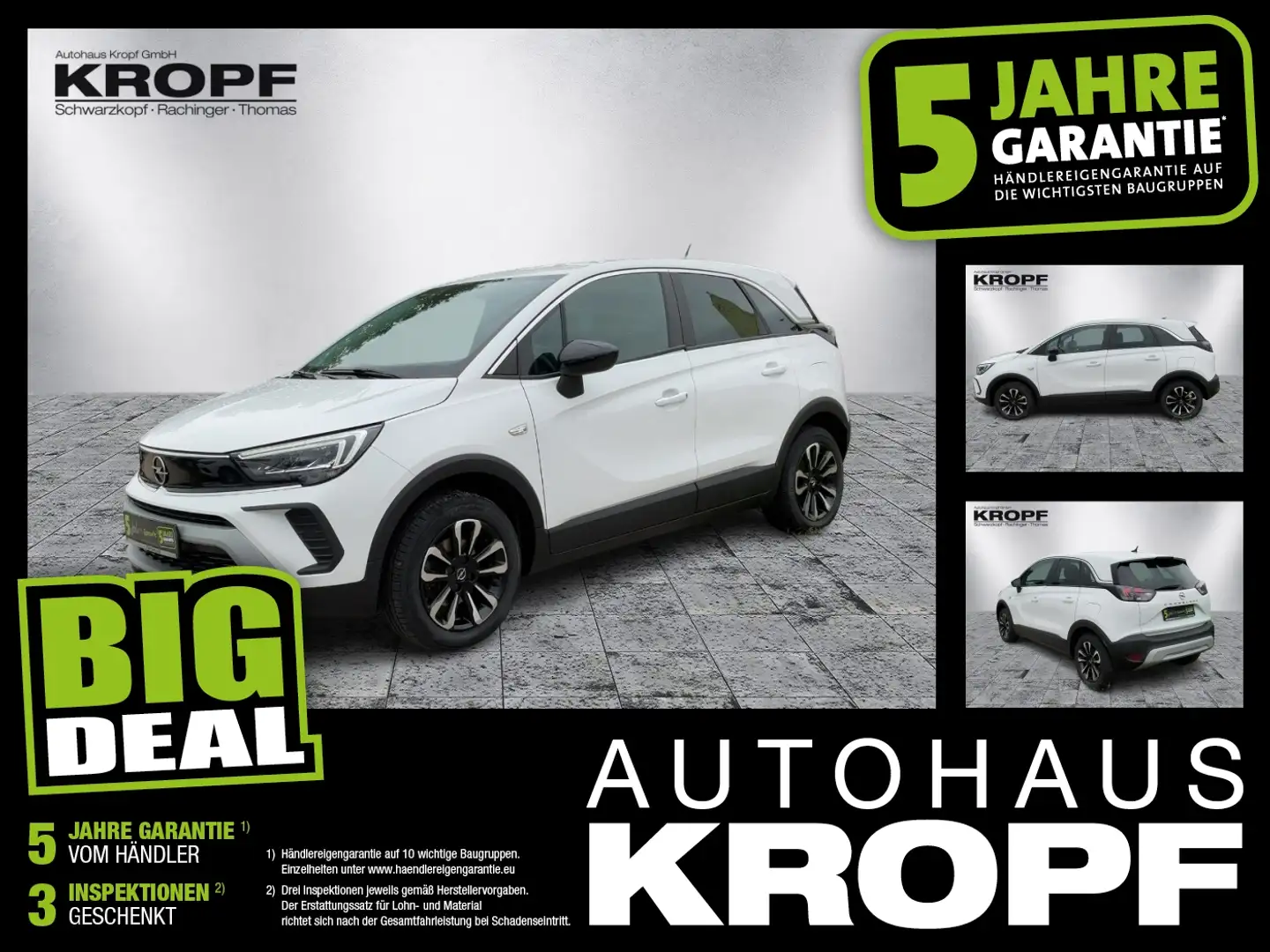 Opel Crossland 1.2 Turbo Elegance Blanc - 1