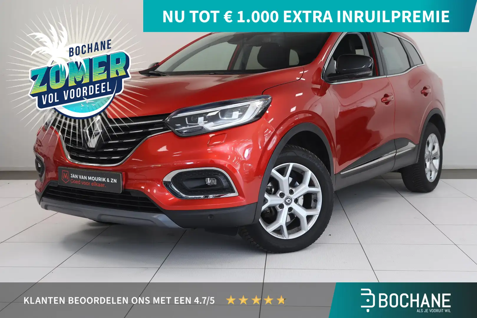 Renault Kadjar 1.3 TCe Intens | Camera | BOSE audio | Trekhaak | Rood - 1