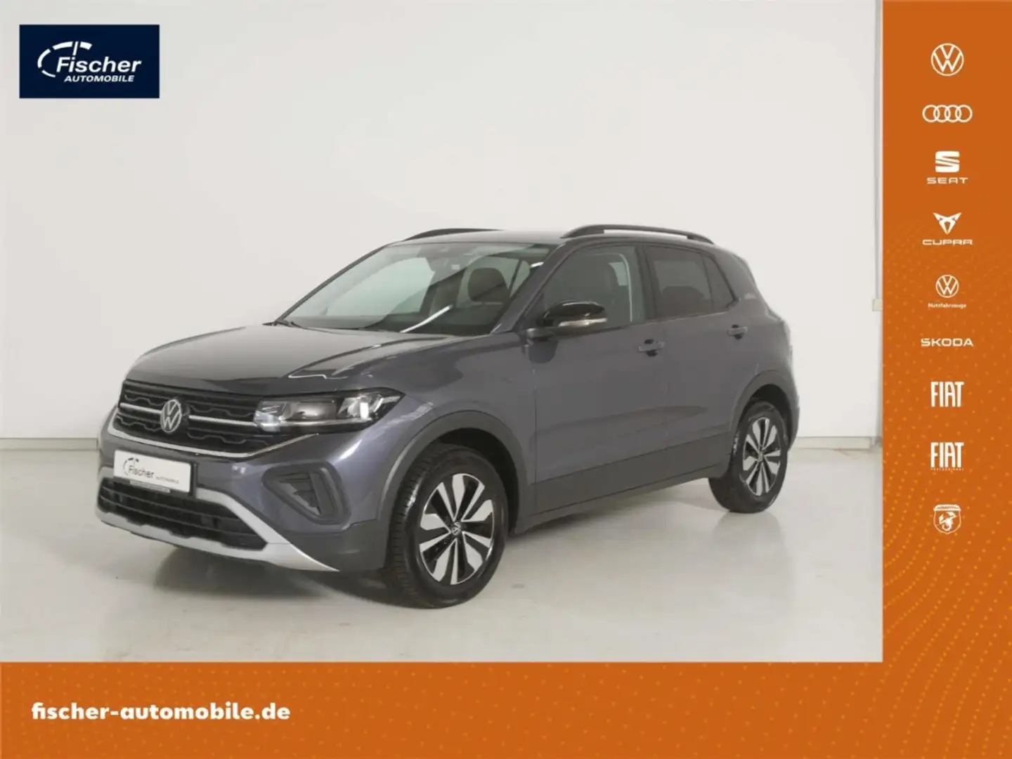 Volkswagen T-Cross 1.0 TSI GOAL DSG LED/NAV/DC/ACC/RFK/PDC Grau - 1