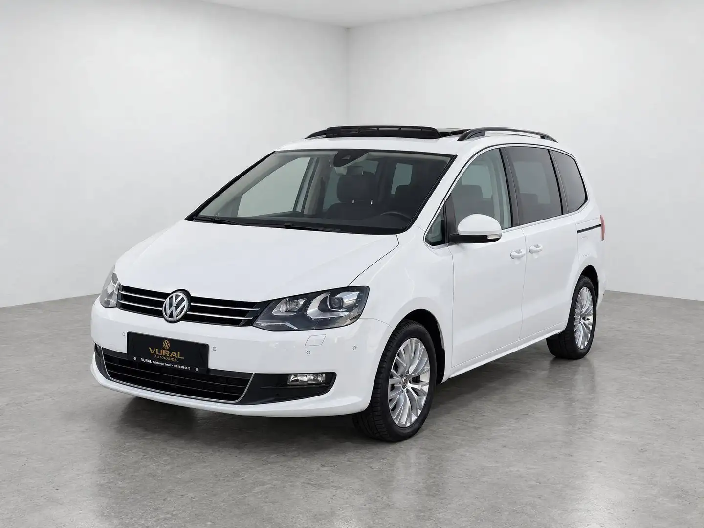 Volkswagen Sharan 2.0 TDI BlueMotionTech Business | 7 SITZE | PANO | RFK | ACC | AHK | Weiß - 2