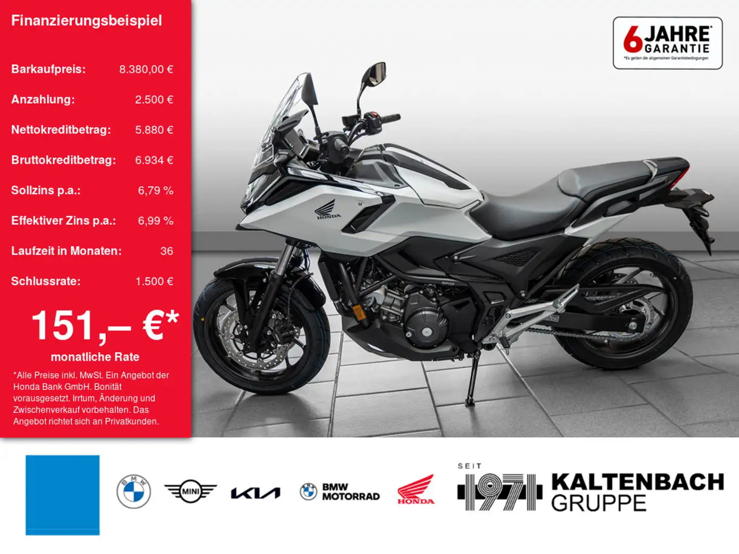 Honda NC 750 X DCT ABS LED Weiß - 1