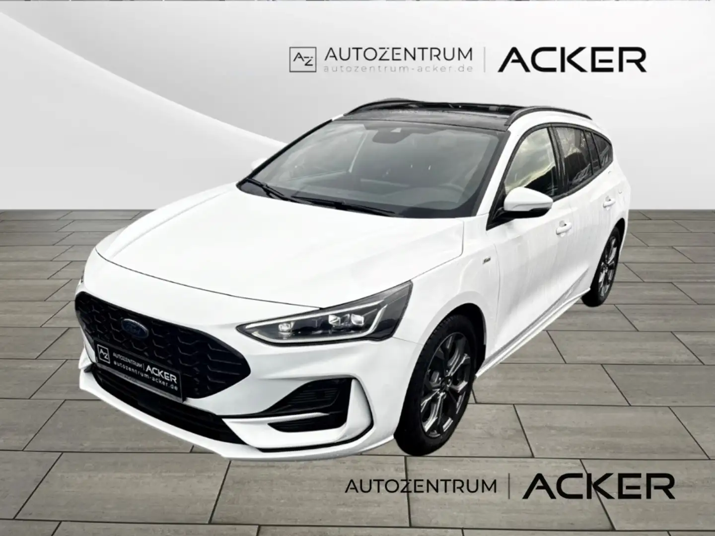 Ford Focus ST-Line X Turnier AT7 PANO aAHK -41%*! Blanc - 1
