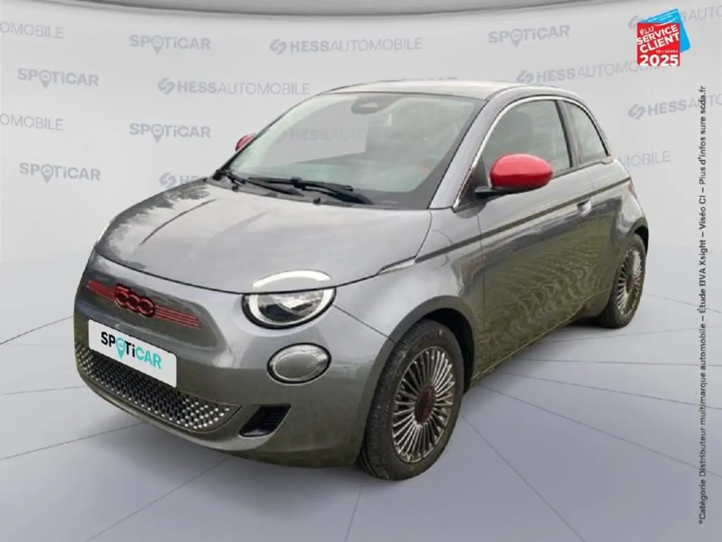 Fiat 500e e 95ch (RED) Gris - 1