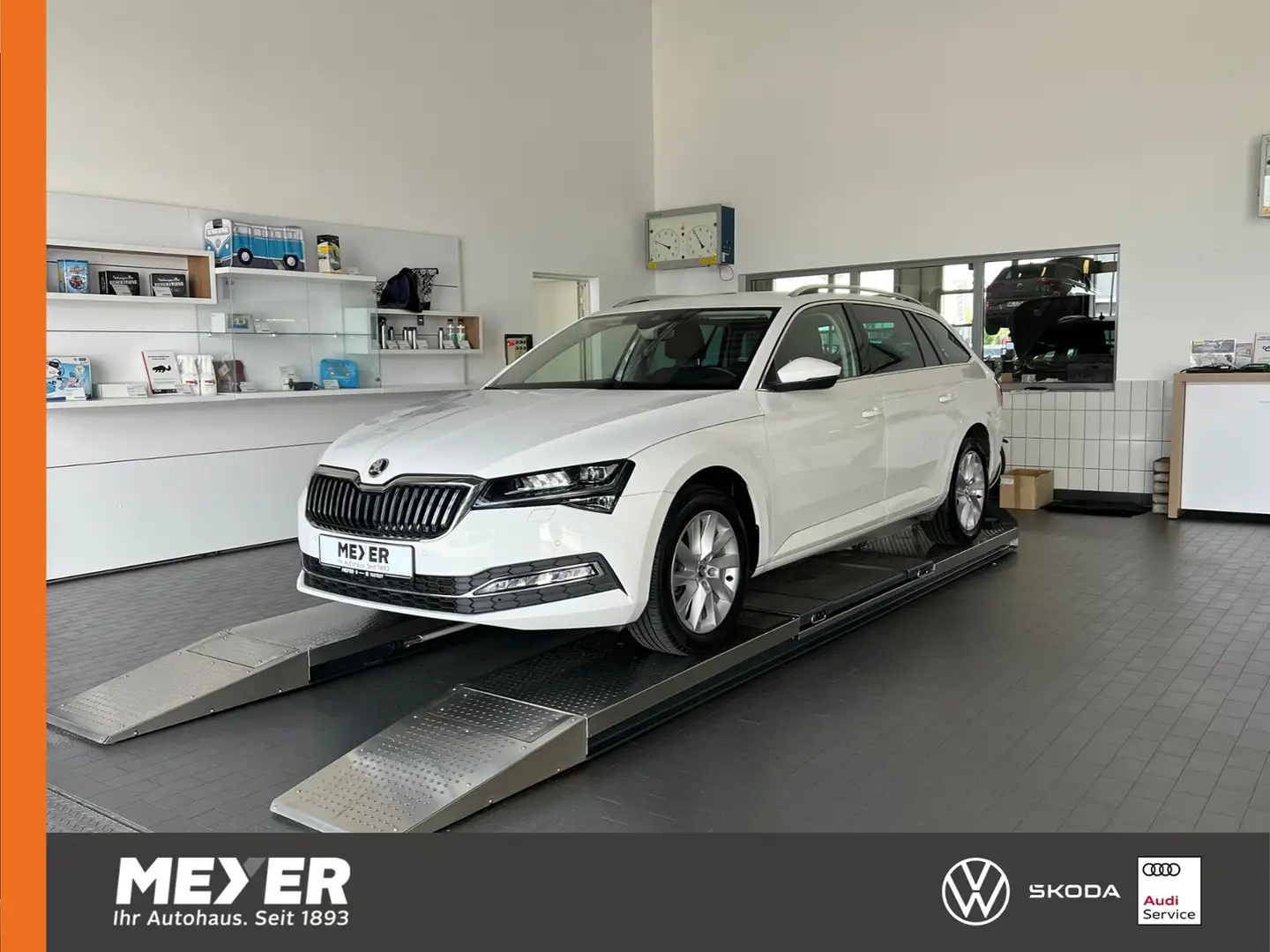 Skoda Superb Combi Style 2.0 TDI DSG *Matrix-LED,AHK,Frontsche Blanc - 1