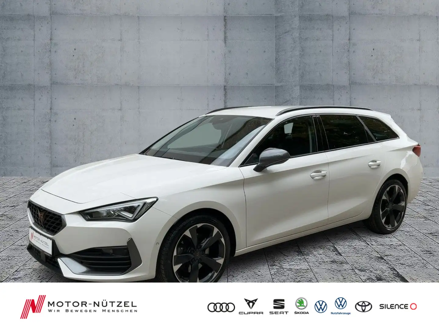 CUPRA Leon ST 2.0 TDI LED+NAVI+APP+ACC+SHZ+RFK+PDC+18" Weiß - 1