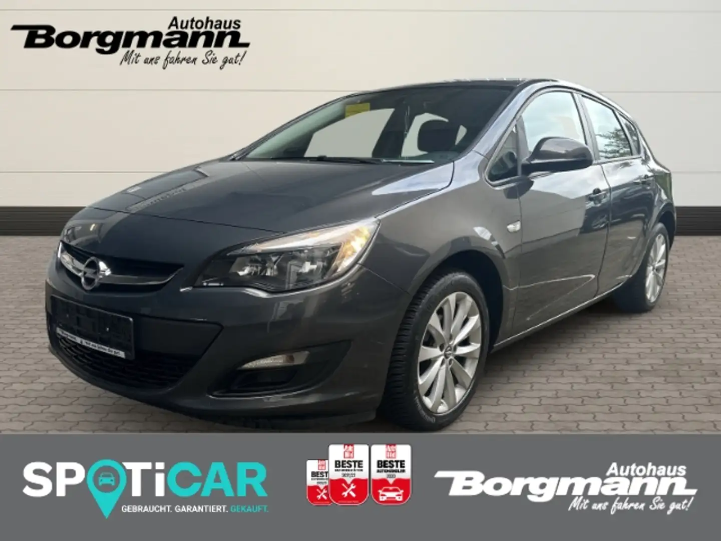 Opel Astra J Selection 5T SEL 1.6  Klimaanlage Tempomat Parkp Gris - 1