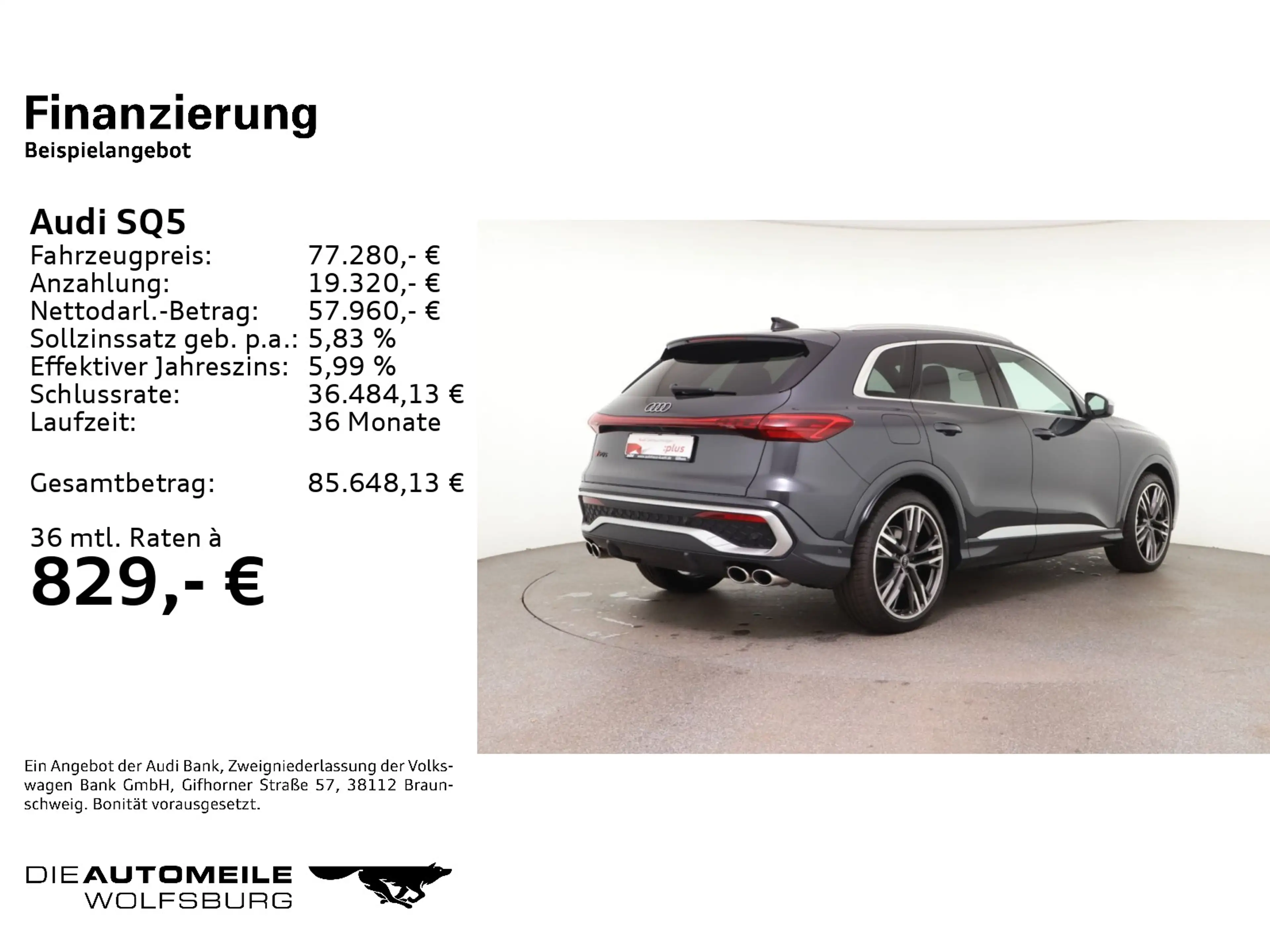 Audi SQ5 3.0 TFSI Q S tronic LED+/Luft/ACC/Standhzg./ — photo 2
