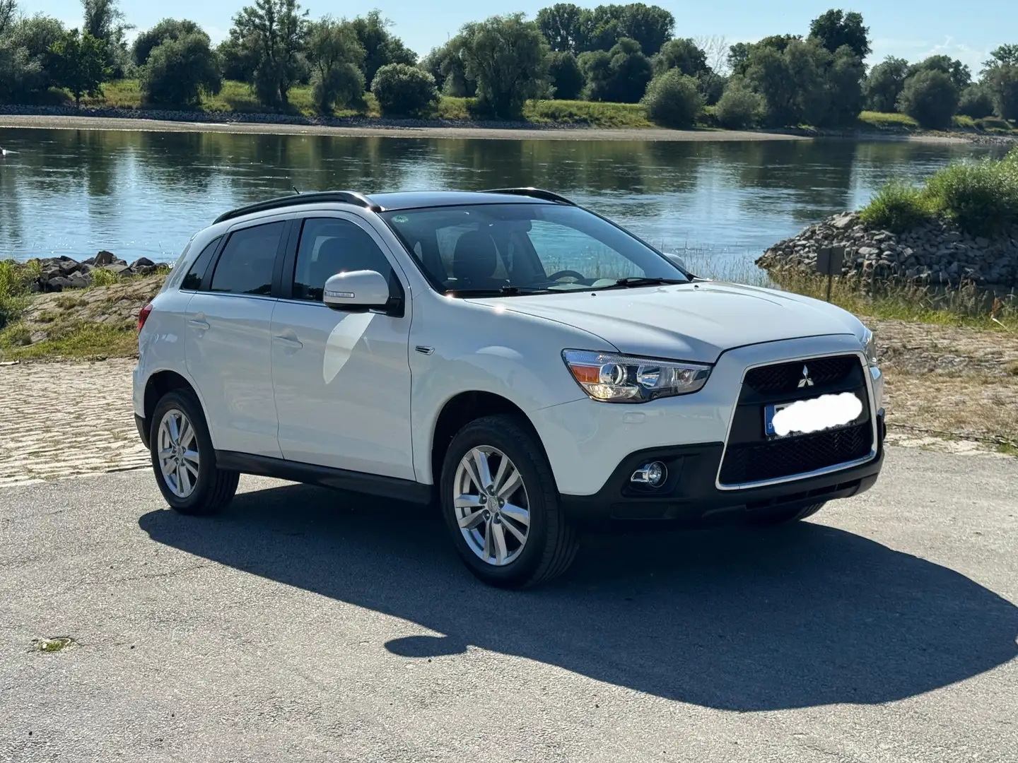 Mitsubishi ASX 1.6 2WD Intense Panoramadach 1.Hand Blanc - 1