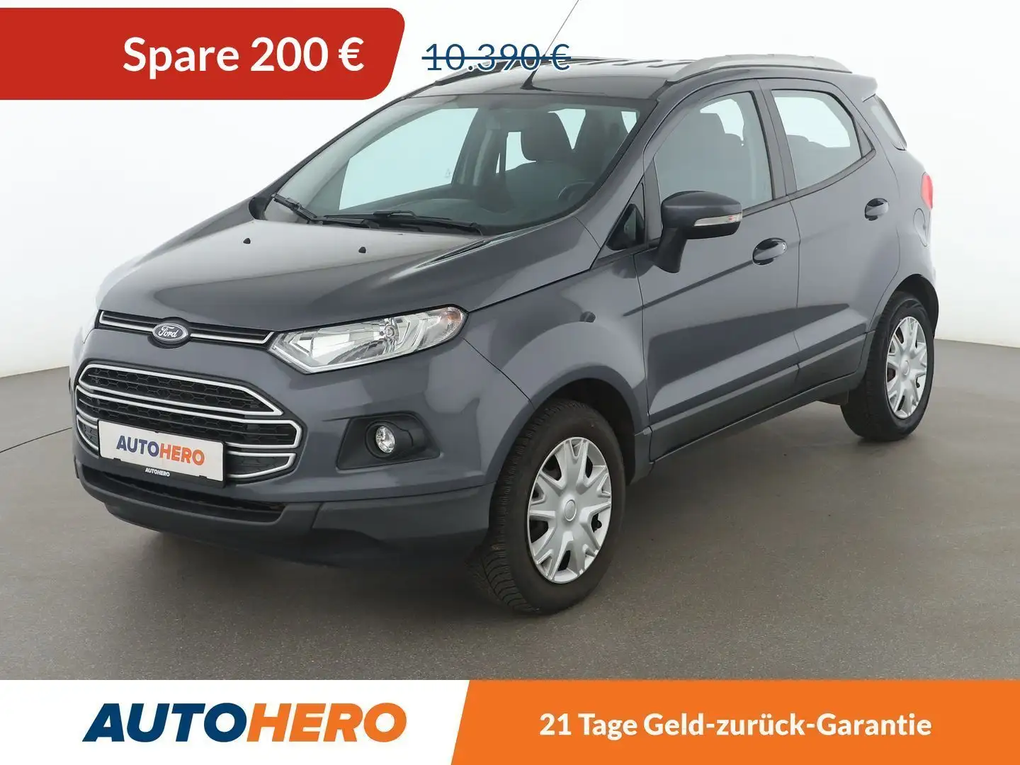 Ford EcoSport 1.0 EcoBoost Trend*PDC*SHZ*KLIMA*GARANTIE* Grau - 1