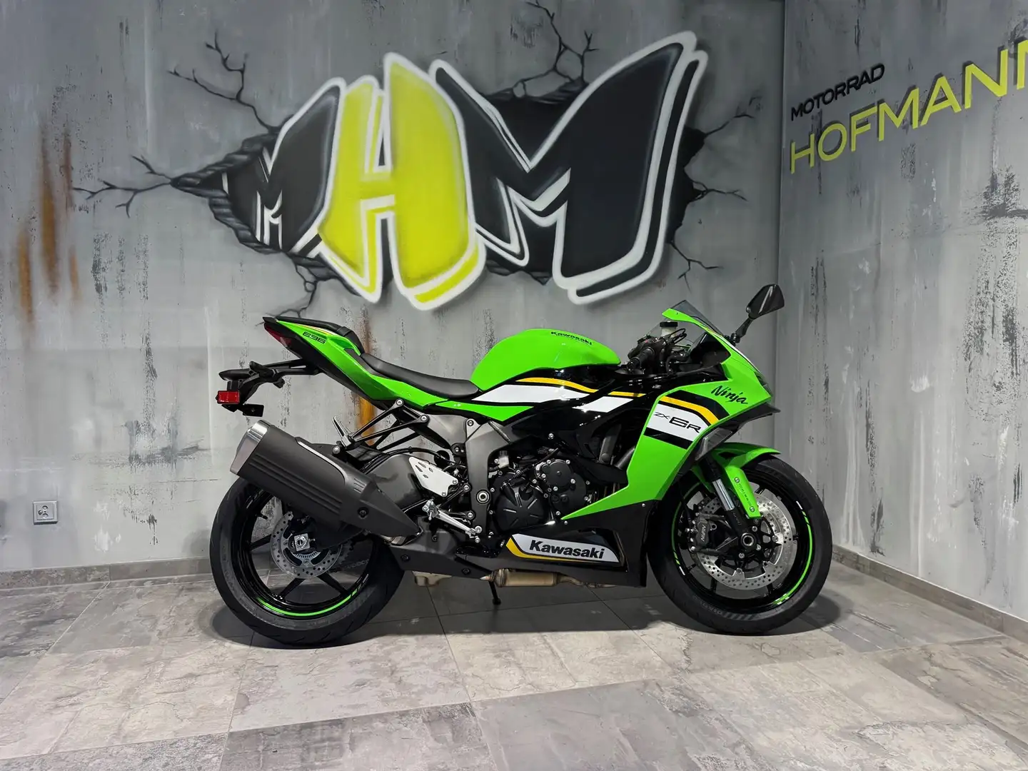 Kawasaki Ninja ZX-6R 1x grün Verde - 1