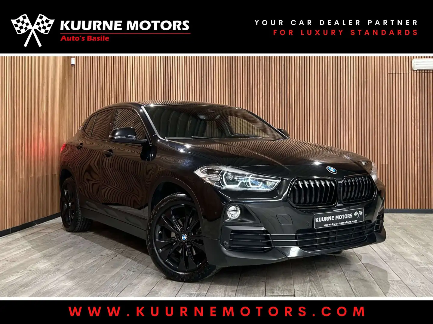 BMW X2 sDrive16d 18\/Led/Leder/Gps/VerwZet *1j garantie* Noir - 1