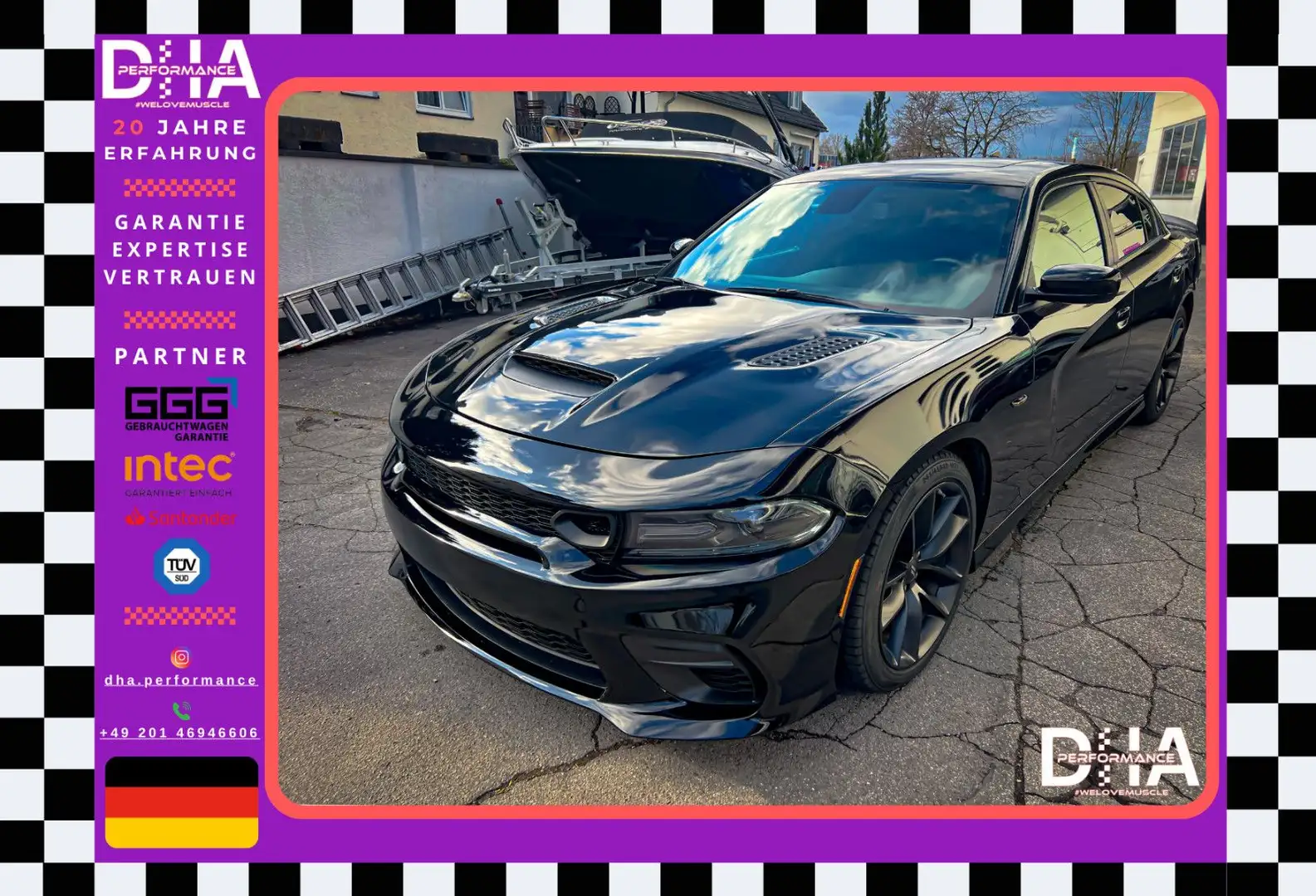 Dodge Charger CHARGER 5.7 V8 R/T PLUS*BREMBO*SCAT PACK*LED*GSD Černá - 1