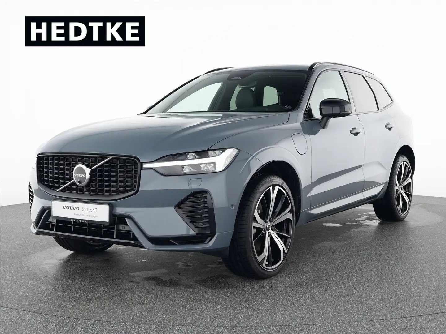 Volvo XC60 T6 Recharge AWD Plus Dark 21"+AHK+360°+H&K Grau - 1