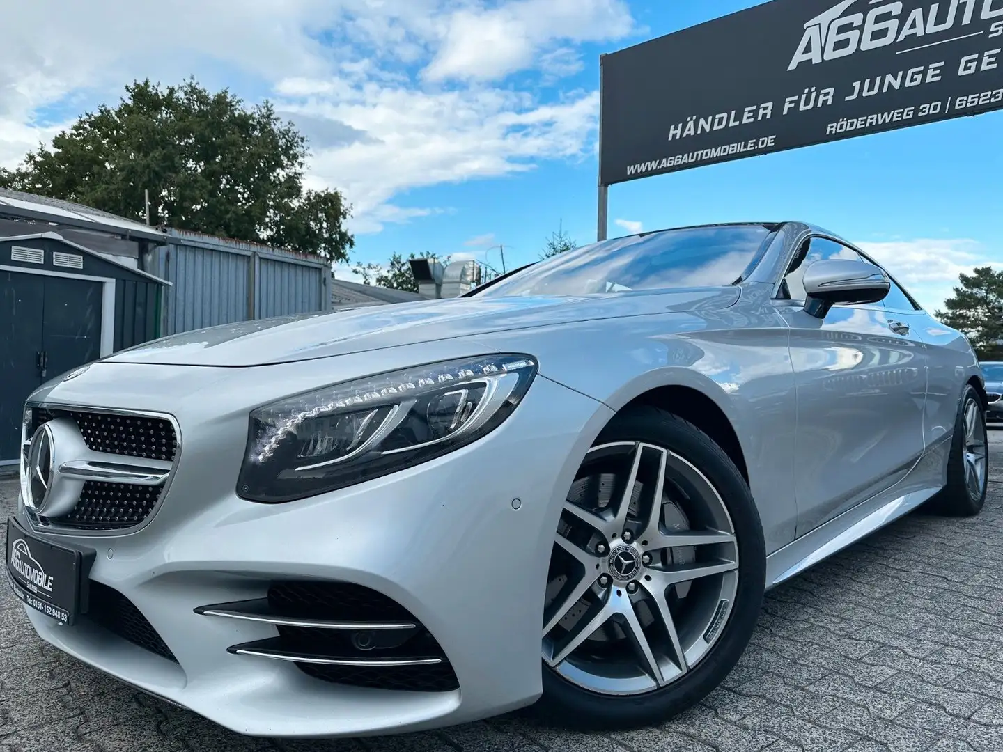 Mercedes-Benz S 560 4M AMG designo EXKLUSIV*Swarovski*NightV. Серебристый - 2