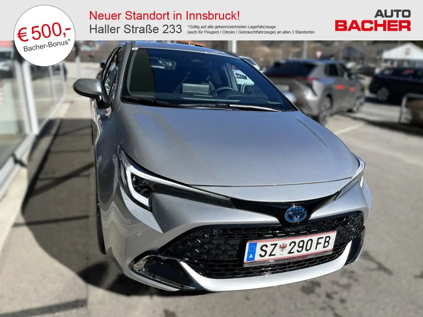 Toyota Corolla TS 1,8 VVT-i Hybrid Active Drive Argent - 1