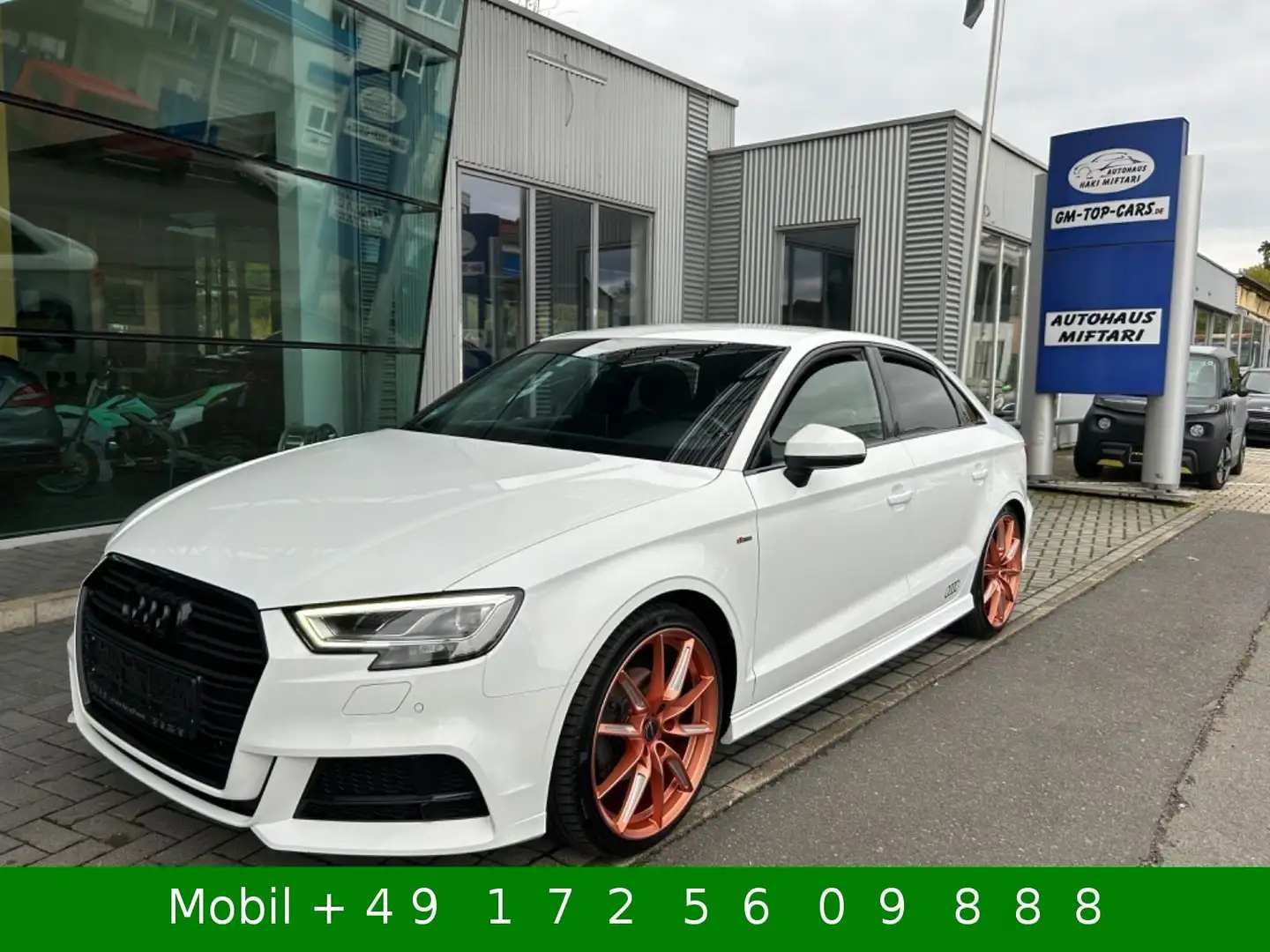 Audi A3 Lim. S Line Sport Paket DSG Navi LED PDC 19" Weiß - 1