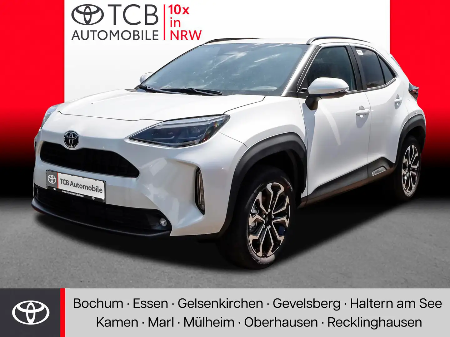 Toyota Yaris Cross 1.5 Hybrid Teamplayer KAMERA KLIMA ALU BT ANDROID APPLE TEMP. Weiß - 1