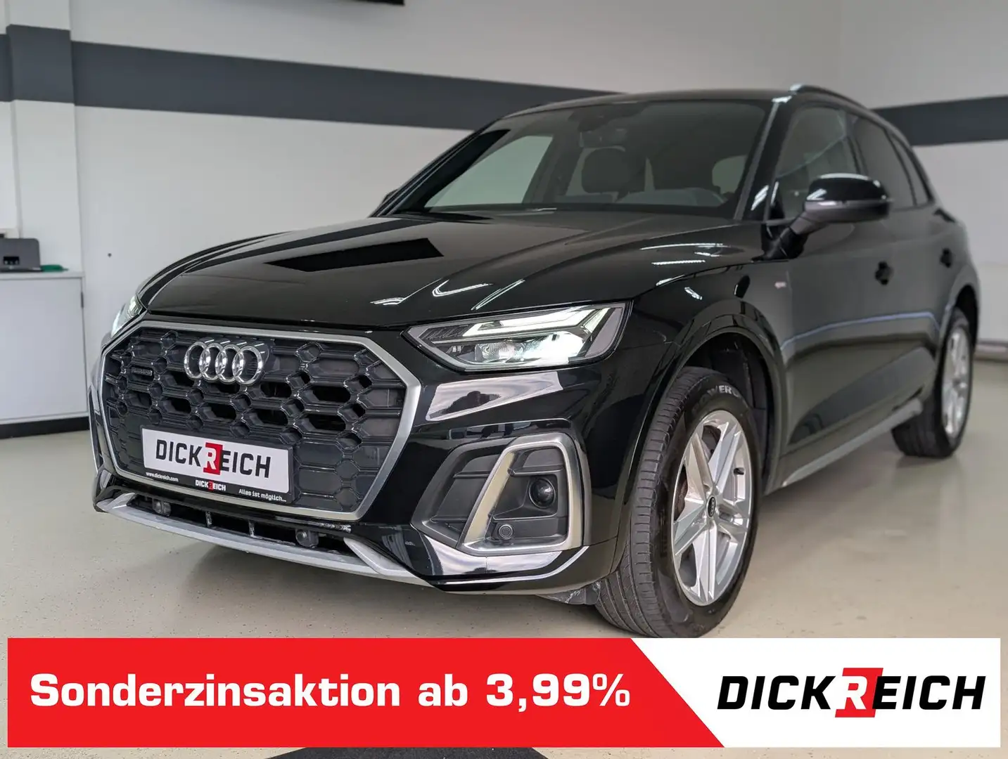 Audi Q5 45 TFSI quattro S-Line LED AHK TEMP PDC 19" Чёрный - 1