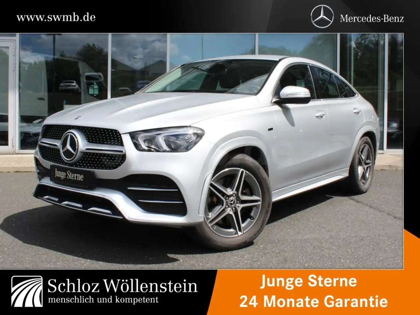 Mercedes-Benz GLE 350 de 4M Coupé AMG/MULTIBEAM/AIRMATIC/RfCam Zilver - 1