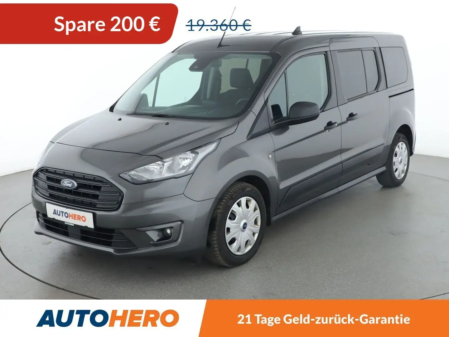 Ford Transit Connect 1.5 EcoBlue TDCi Kombi Trend lang*NAVI*TEMPO*CAM* Grau - 1