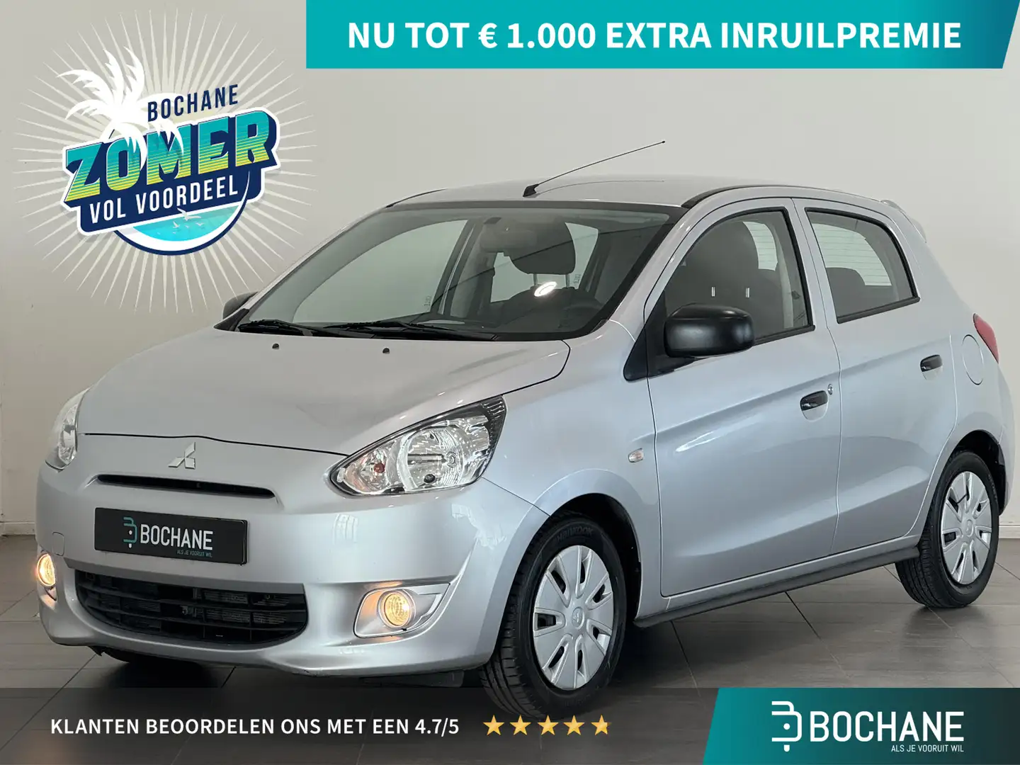 Mitsubishi Space Star 1.0 Inform | Airco | Radio-CD | 40.801 KM! Grau - 1