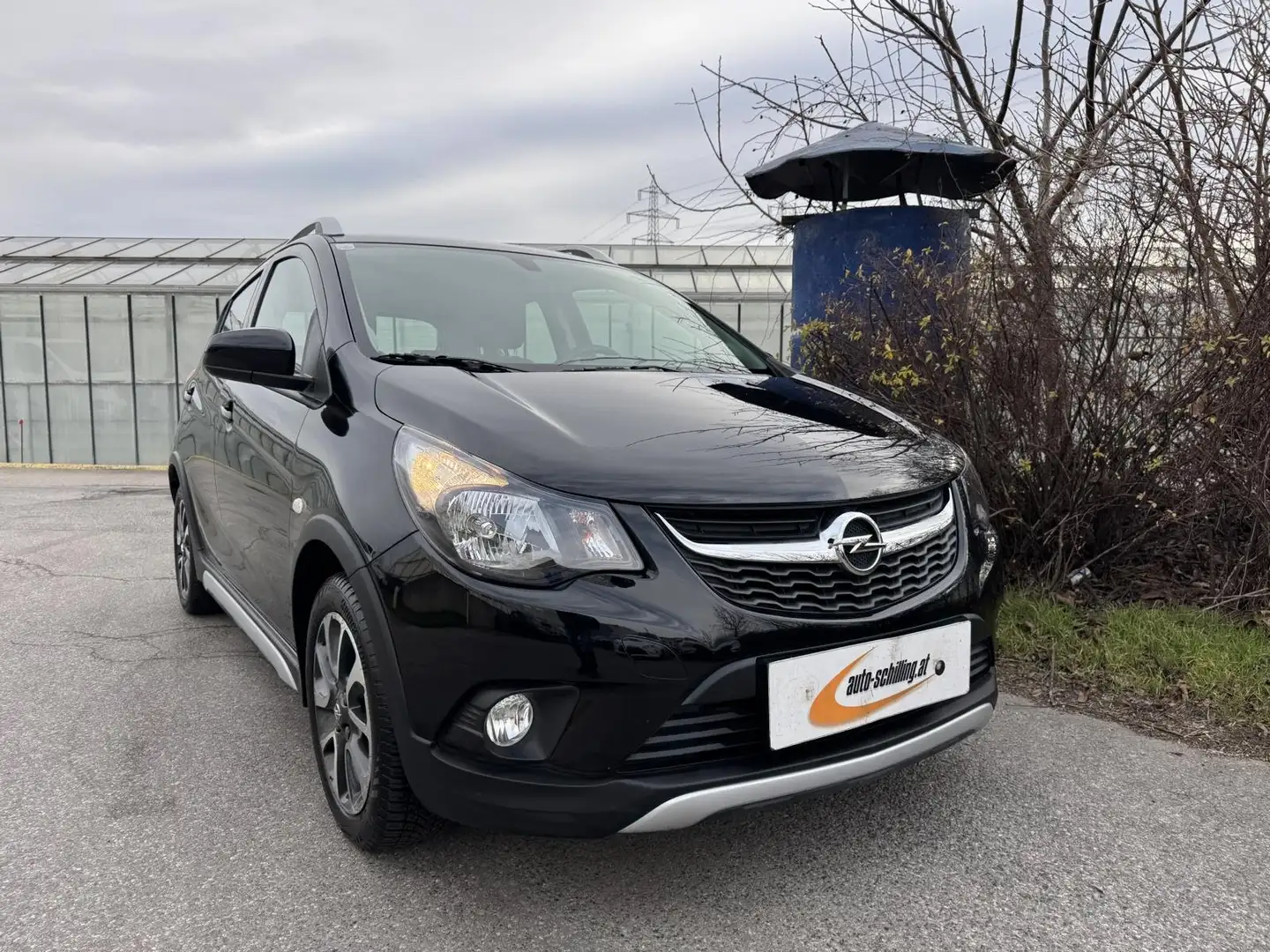Opel Karl Rocks Aut. Lenkrad/Sitzhzg PDC Service+Pickerl NEU Schwarz - 1