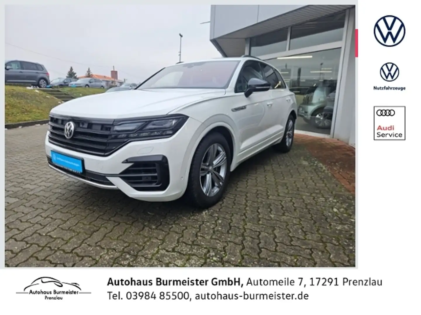 Volkswagen Touareg R-Line "BlackStyle", HUD, PANO, NACHTSICHT Blanc - 1