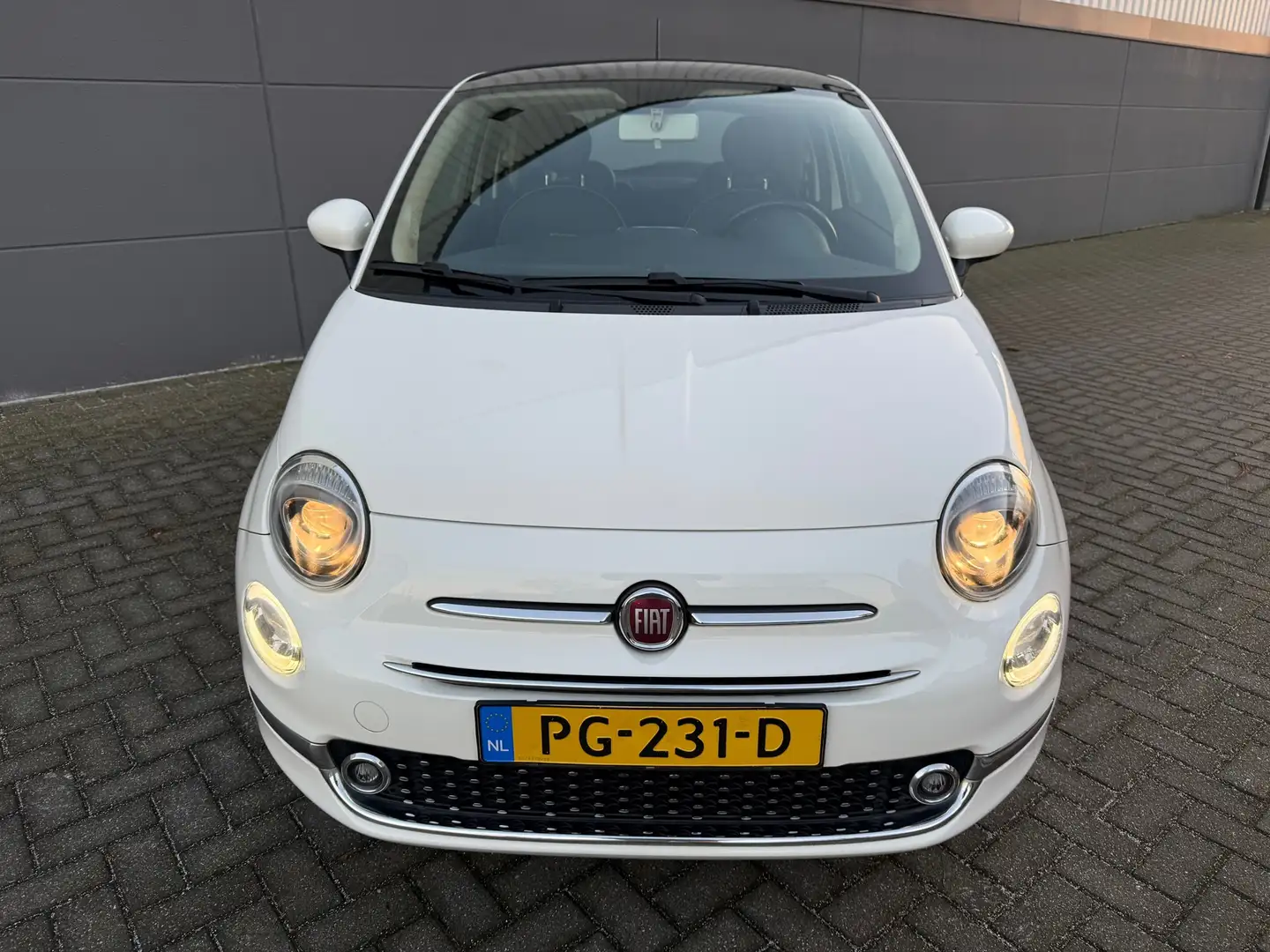 Fiat 500 1.2 Lounge*Panoramadak*NAVI*Parkeersensoren*Velgen Blanc - 2