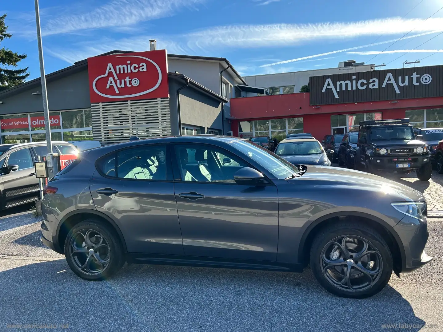 Alfa Romeo Stelvio 2.2 T.diesel 180 CV AT8 Q4 Super 4X4 Gris - 1