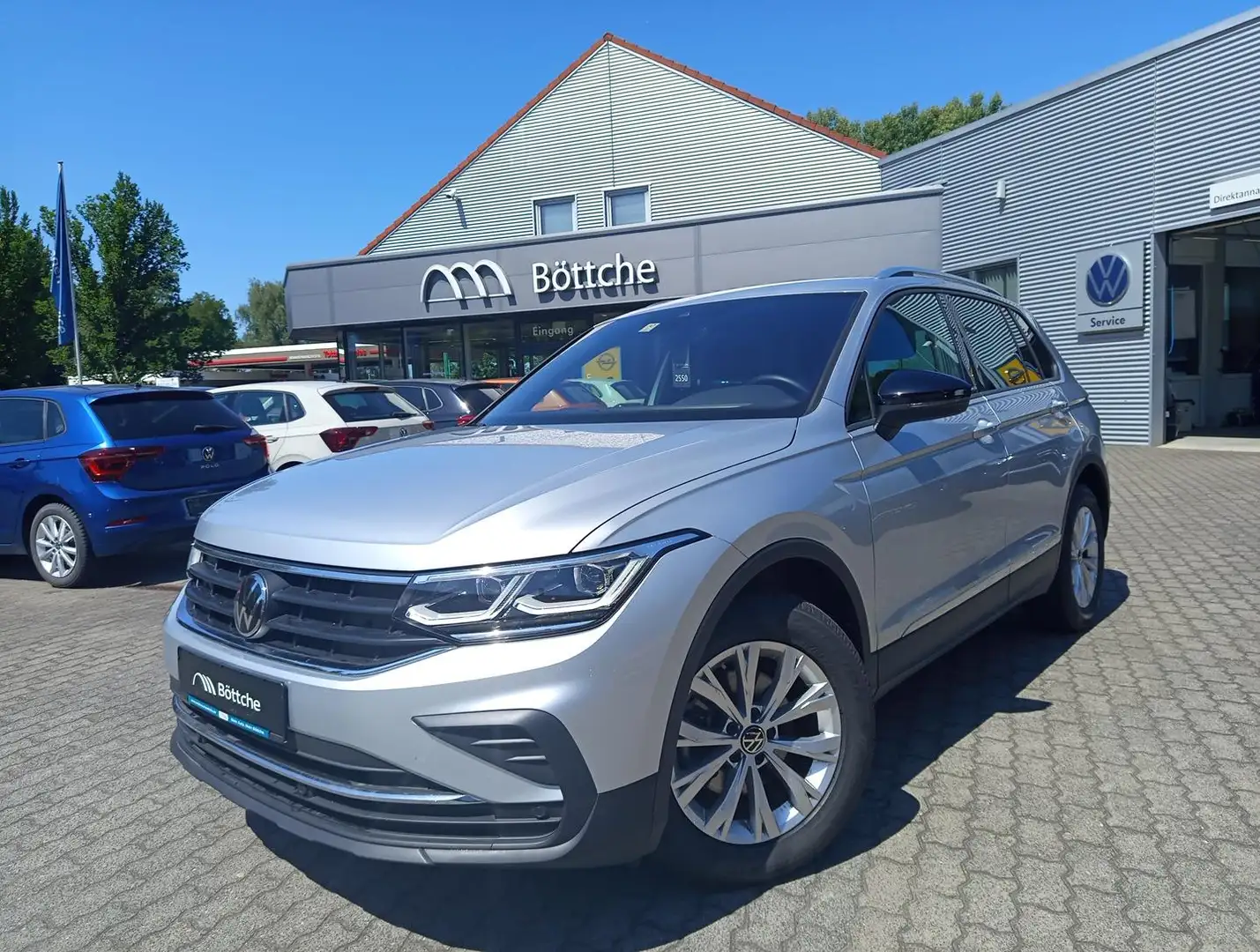 Volkswagen Tiguan United 1.5 16V TSI ACT Android Auto Silber - 1