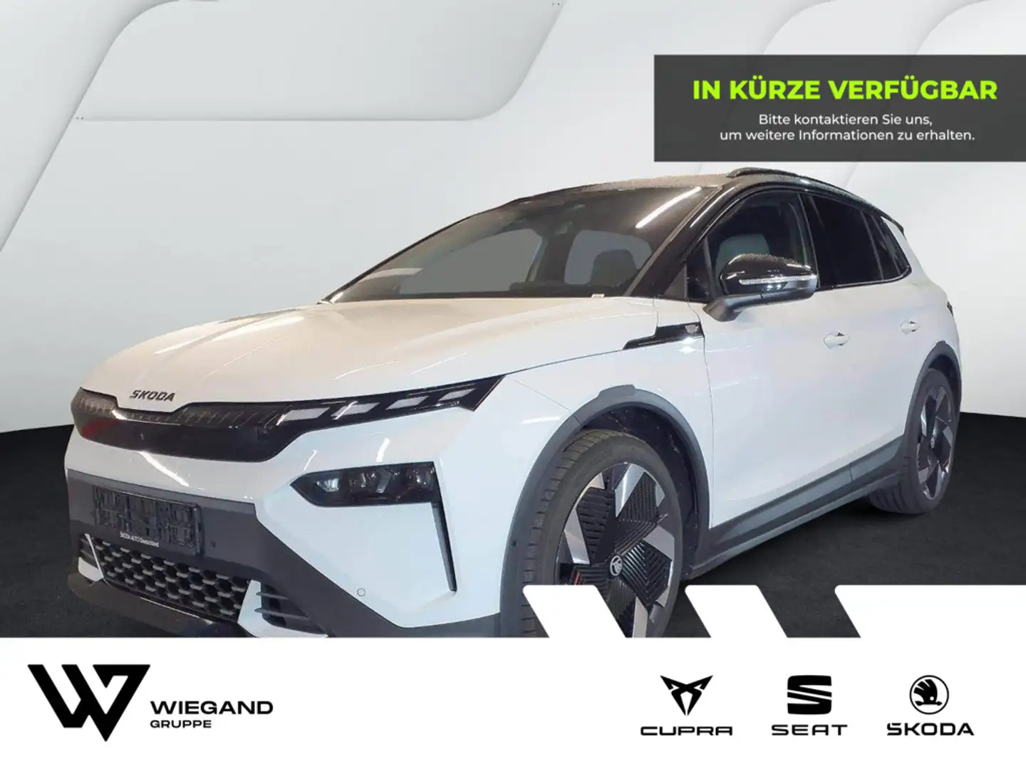 Skoda Elroq 85 FIRST EDITION AHK ACC HUD LED 360° Weiß - 1