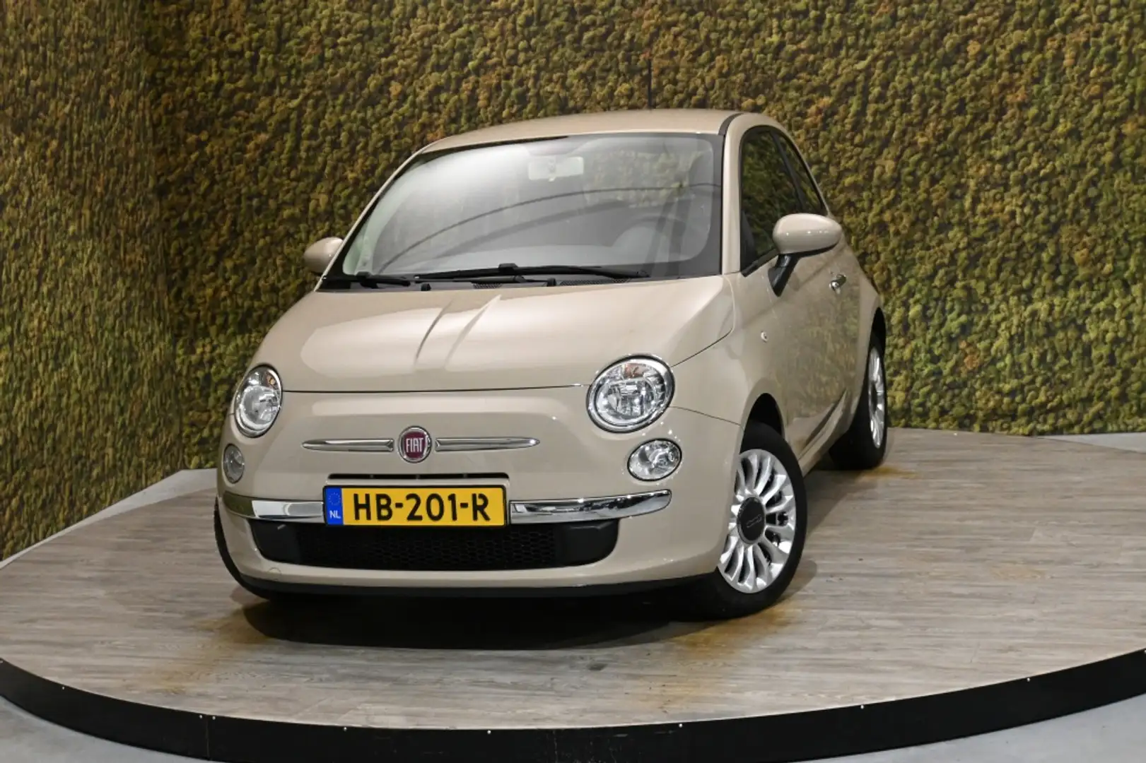 Fiat 500 1.2 Popstar | Cappuccino | Airco Bruin - 1