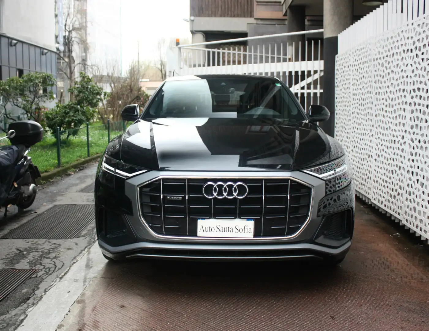 Audi Q8 50 TDI mhev Sport S Line-IVA Esposta-23"-4 sterzan Zwart - 2