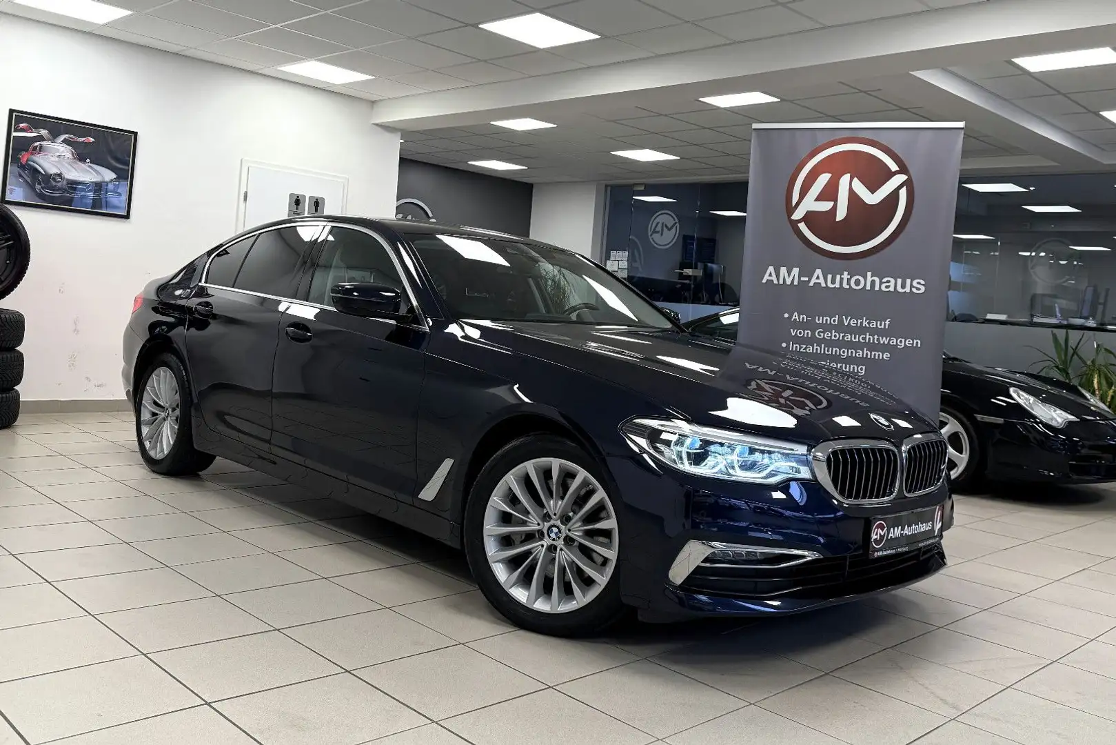 BMW 525 d Limo *Luxury Line*HUD*StdHzg*Memory*Kamera Blau - 1