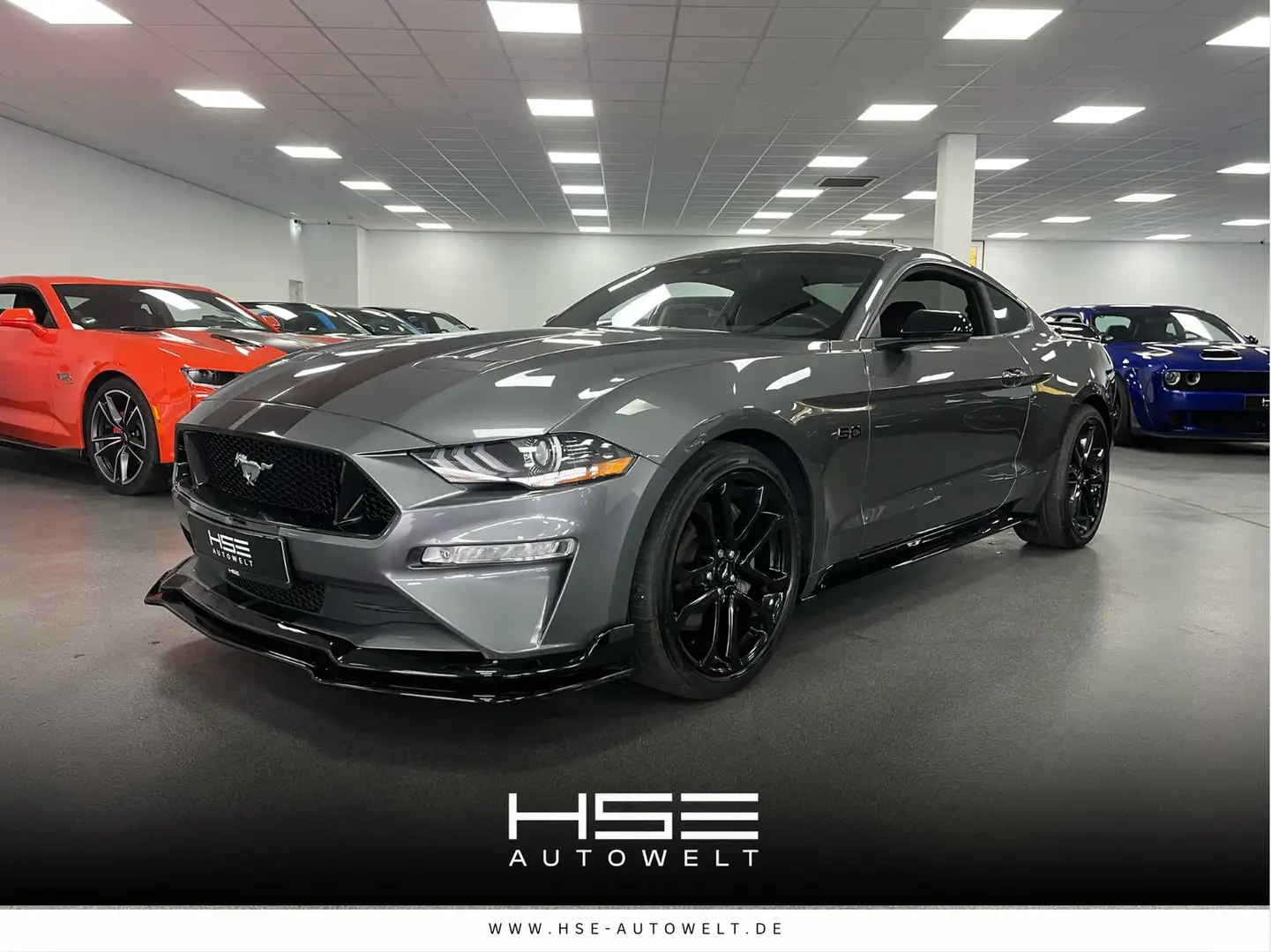 Ford Mustang GT 5,0l V8 *LEDER / AUTOMATIK* Grau - 1