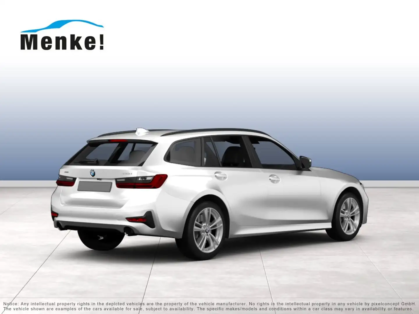BMW 320 d Touring M Sportpaket HiFi DAB LED RFK Shz Weiß - 2