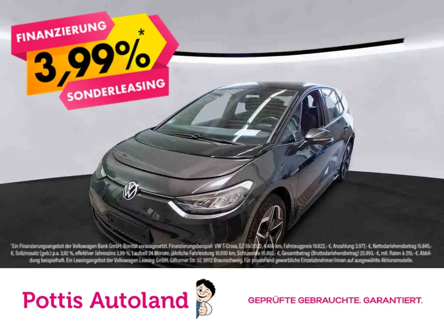 Volkswagen ID.3 PURE PERFORMANCE NAVI SHZG LM19 PDC Grau - 1