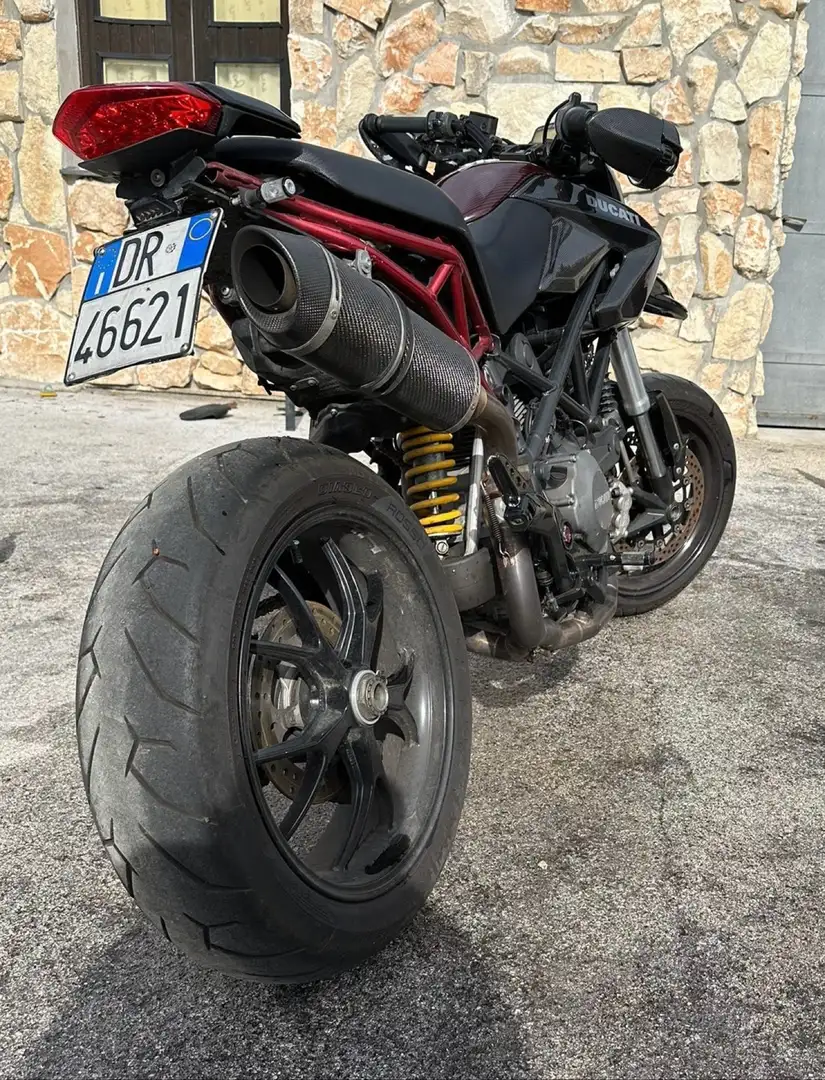 Ducati Hypermotard 796 depotenziata a libretto interamente in carbonio Negru - 2