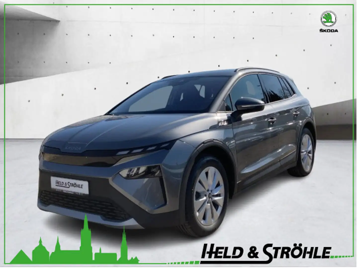 Skoda Charlie 55 kWh Batterie SHZ R-KAM AHK Grau - 1