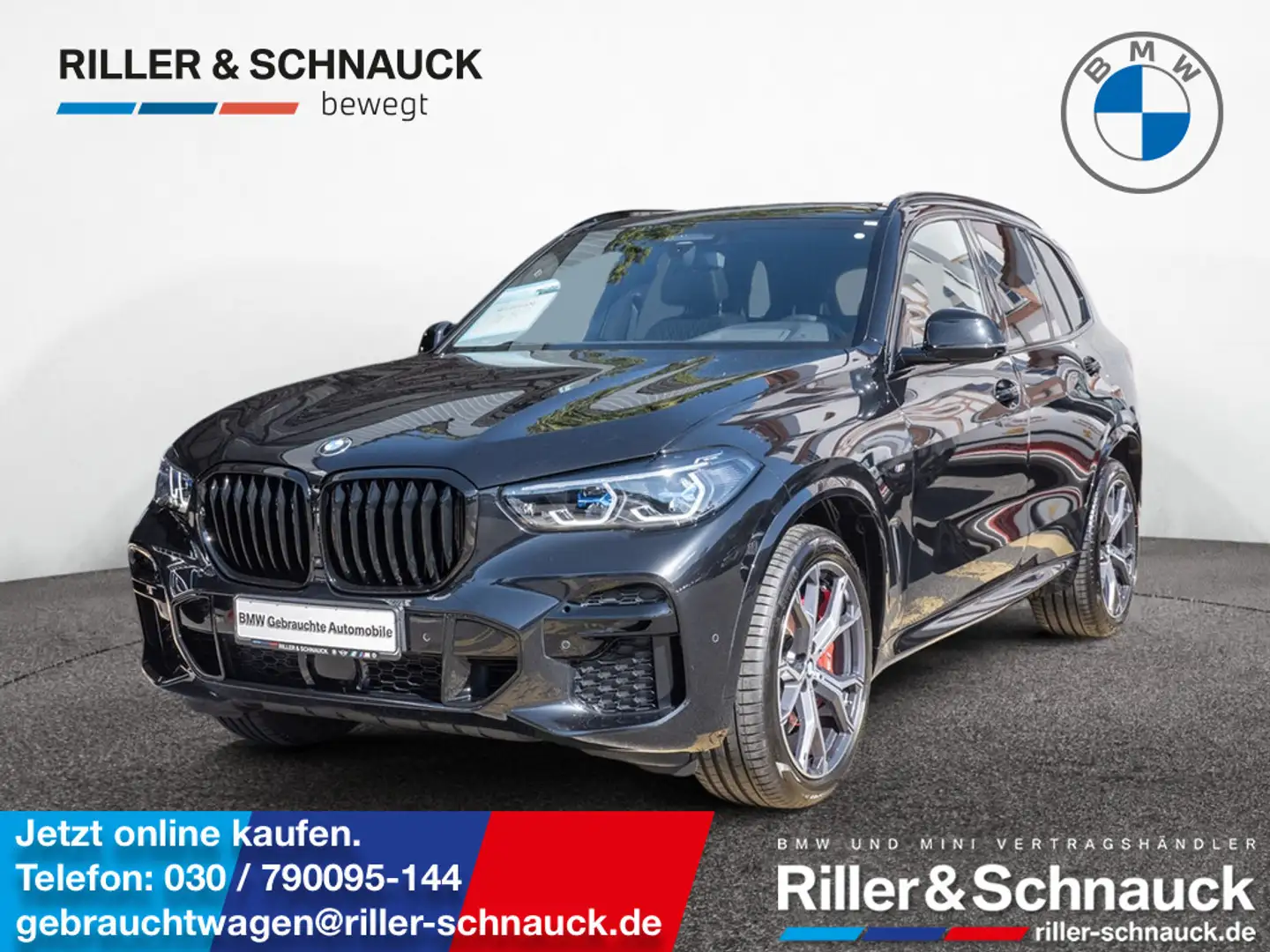 BMW X5 M 50i LED STANDHZ+PANO+LASER+AKTIVLENK+H/K+ Schwarz - 1