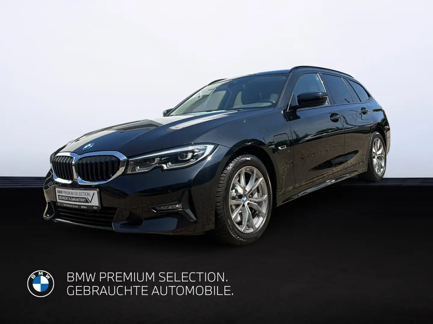BMW 330 e Touring Sport Line Automatic Aut. Klimaaut. Schwarz - 2