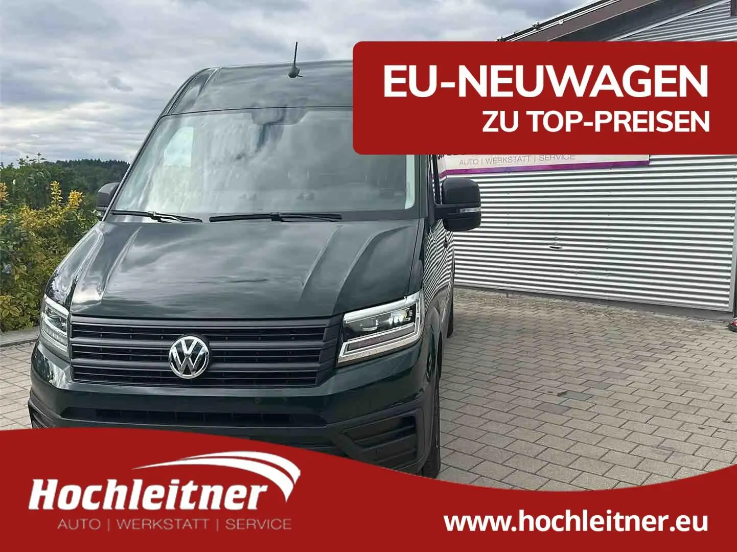 Volkswagen Crafter 30 Kasten L3/H3*LED*MFL*3Sitze*PDC*DAB*Gar Grün - 1
