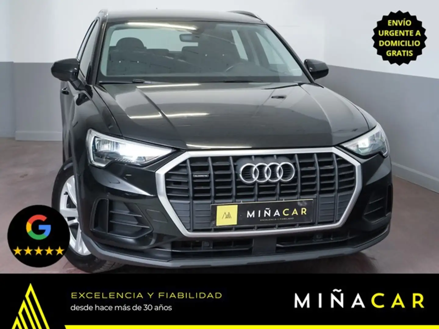 Audi Q3 35 TDI S tronic 110kW Zwart - 1