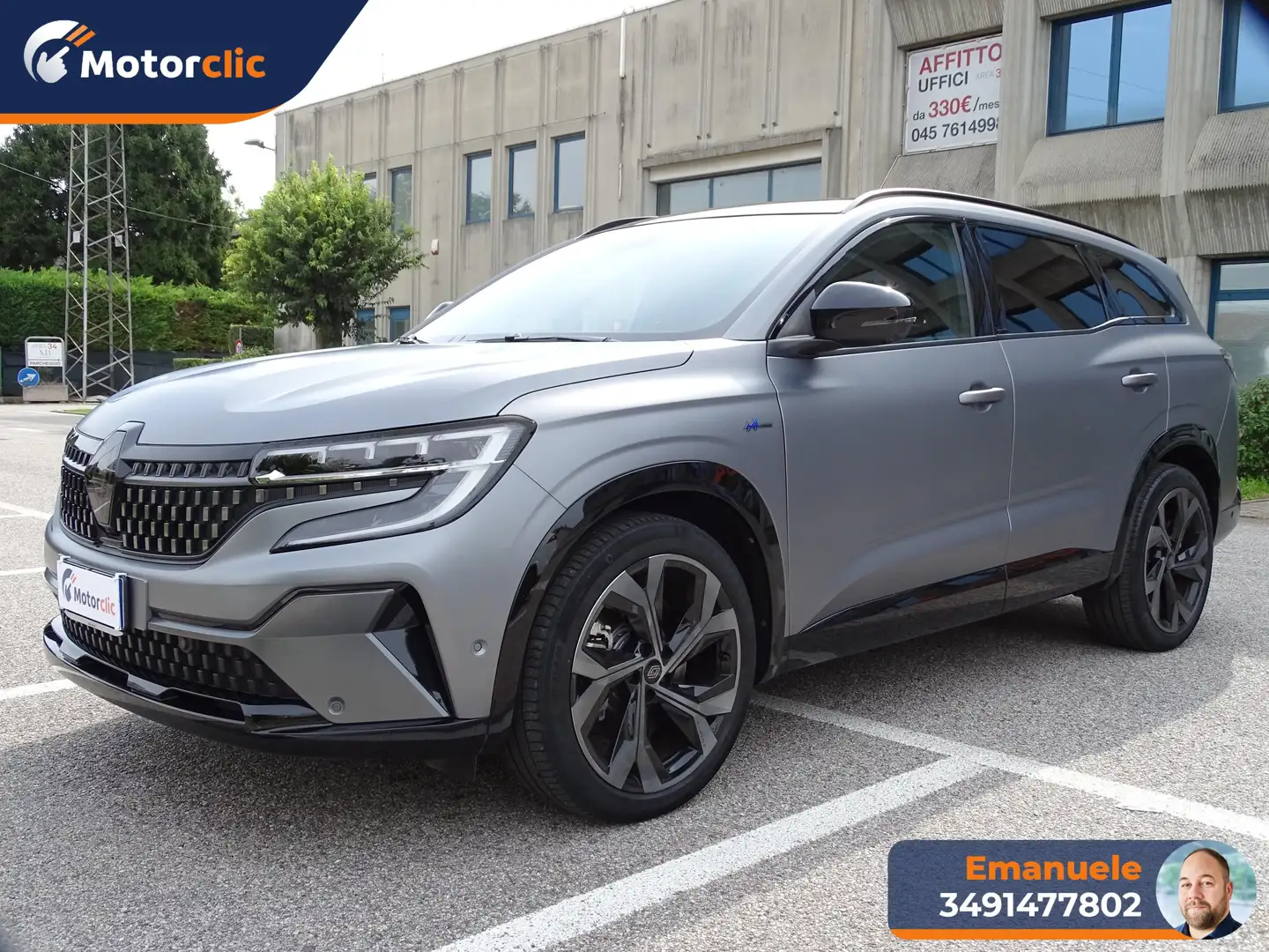 Renault Espace 1.2 e-Tech full hybrid esprit Alpine 200cv auto Weiß - 1
