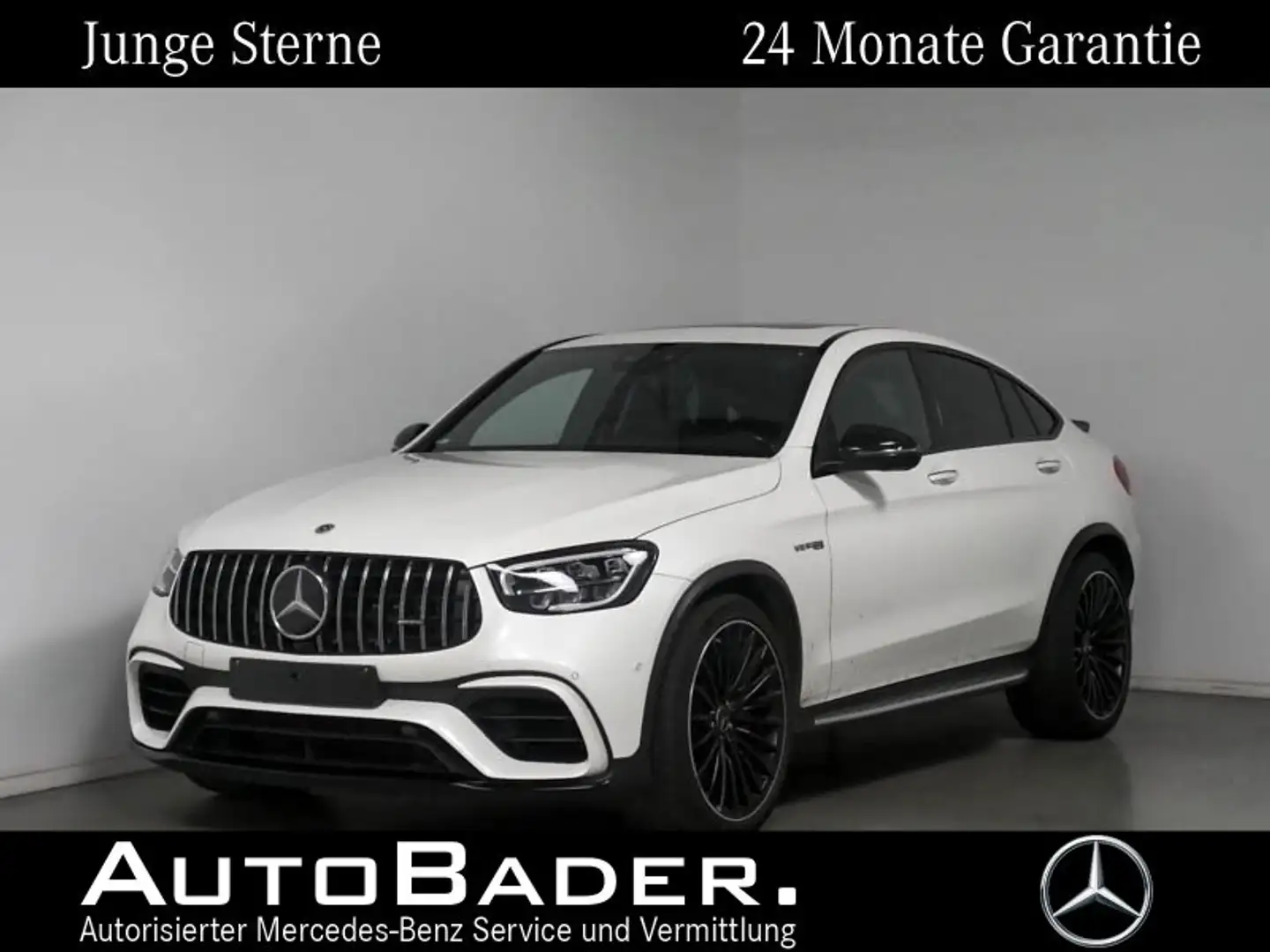Mercedes-Benz GLC 63 AMG GLC 63 S 4M+ Coupé Perf-Sitze AERO Carbon SD 21" Bílá - 1