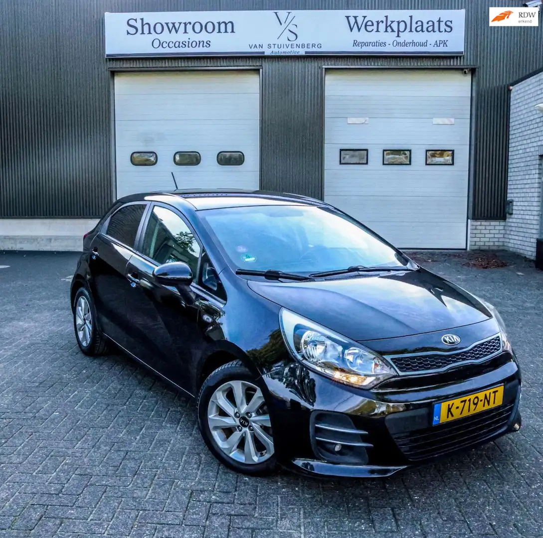 Kia Rio 1.2 CVVT DynamicLine STUURVERWARMING STOELVERWARMI Noir - 1