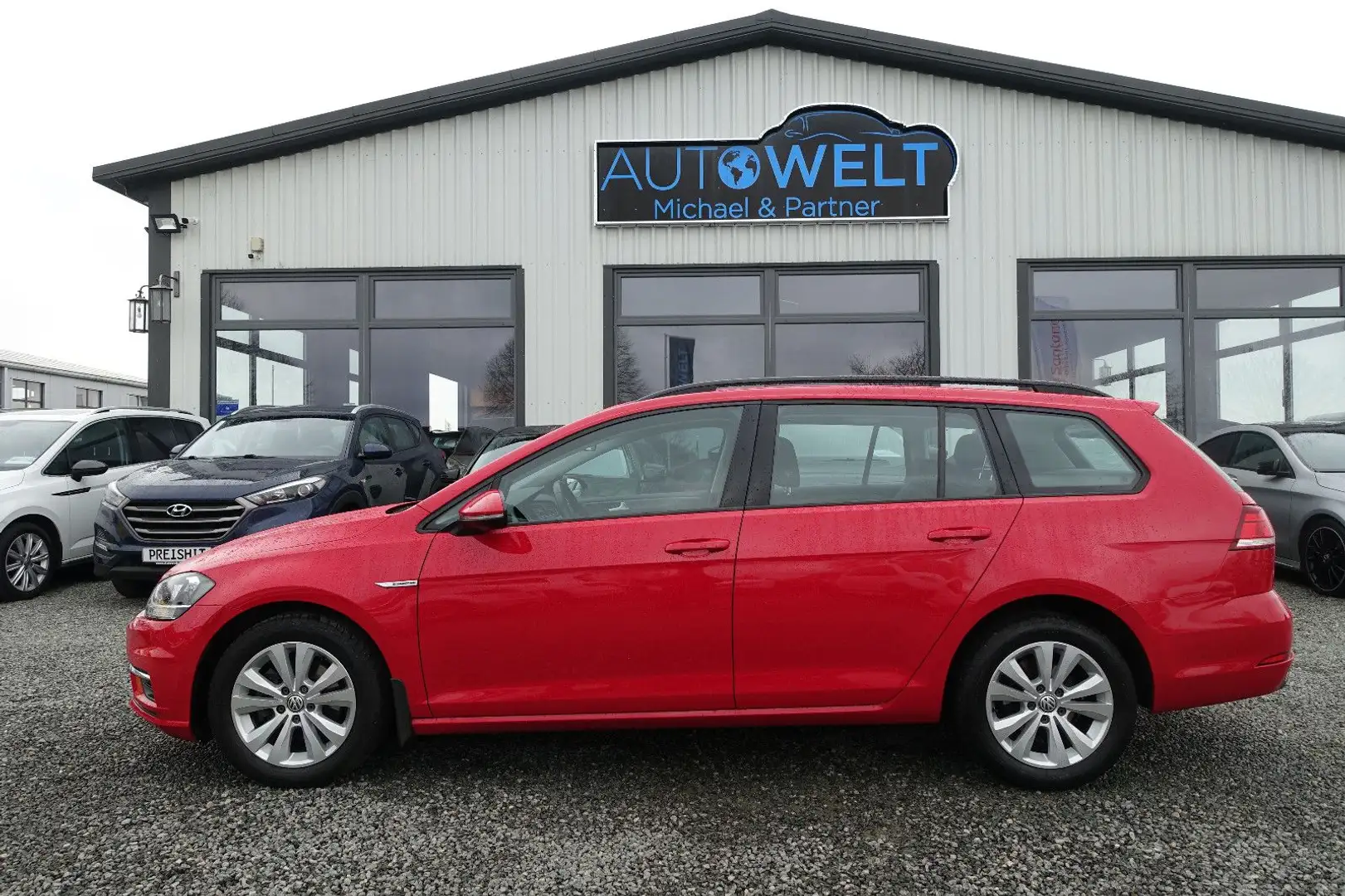 Volkswagen Golf 7 1.5TGI  Benzin+CNG GAS KLIMAAUT APP SITZH Rot - 1