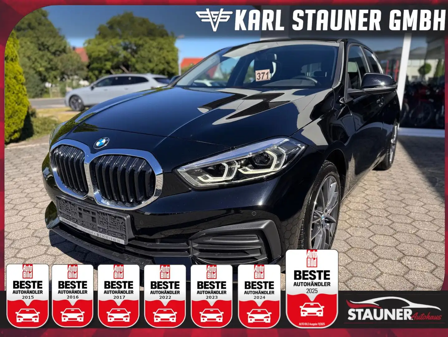 BMW 118 i Limousine Advantage PDC LED SITZHZ Schwarz - 1