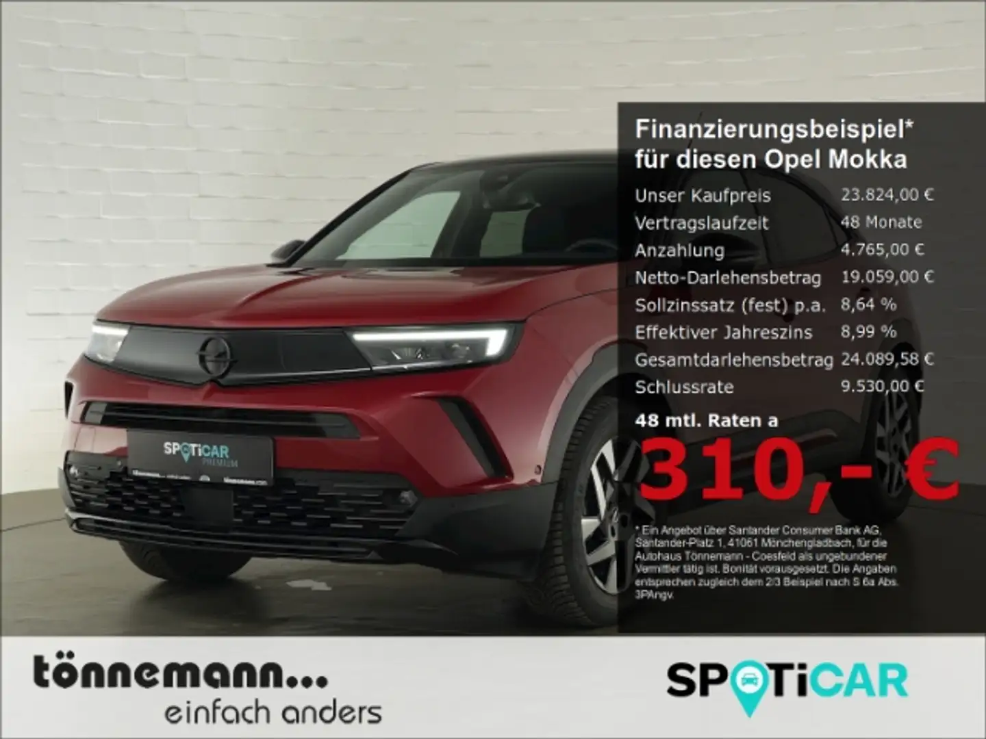 Opel Mokka B GS AT+LED+RÜCKFAHRKAMERA+SITZ-/LENKRADHEIZUNG+TO Rouge - 1