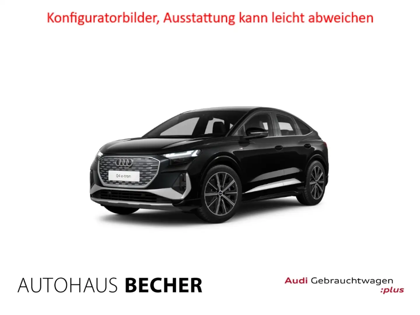 Audi Q4 e-tron Sportback 40 S-line /Navi/Matrix Schwarz - 1